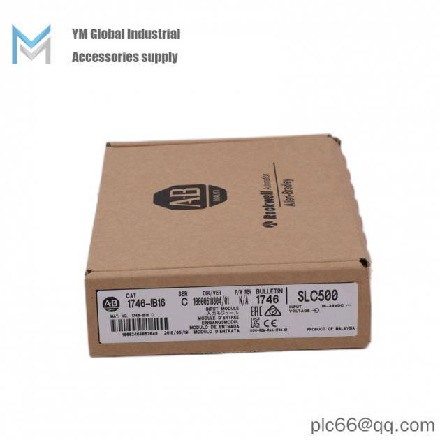 Allen Bradley AB 1746-IB16 SLC 16 Point DC Input Module - High-Performance PLC Input Solution