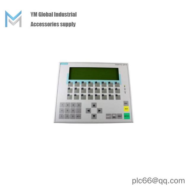 SIEMENS 6AV3617-1JC30-0AX1 Operator Panel: Advanced Control & Efficiency