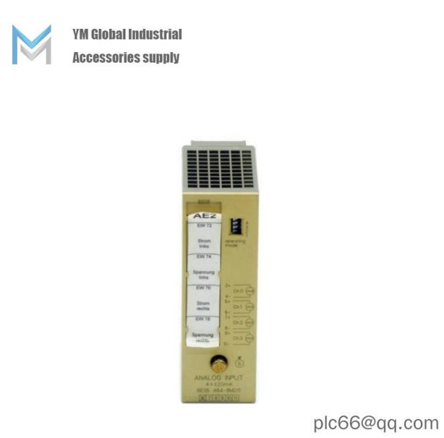 SIEMENS SIMATIC S5 464 Analog Input Module 8MF21, High-Performance Control Solutions