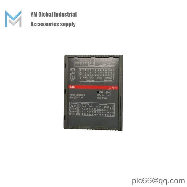 ABB 07AI91 GJR5251600R0278 Analog I/O Module for Industrial Automation