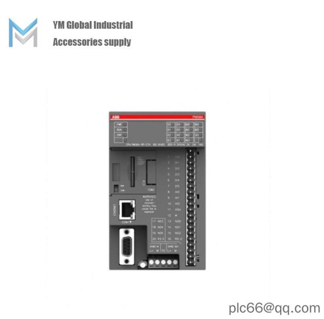 ABB PM564-TP-ETH, PLC CPU Module for Industrial Automation, High Performance Control System