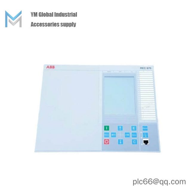 ABB REC670 1MRK000008-NB: Advanced Bay Control Display, Designed for Industrial Automation