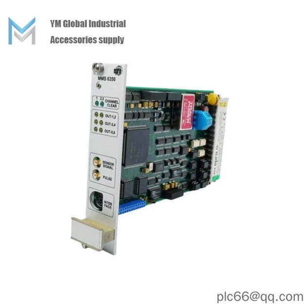 Emerson MMS6350 Digital Overspeed Protection System - High-Performance Module for Industrial Control