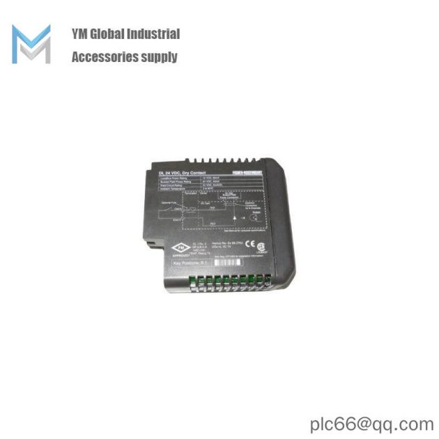 EMERSON KJ3001X1-BB1 - 12P0550X132 DI 8-Channel 24 VDC Dry Contact Card