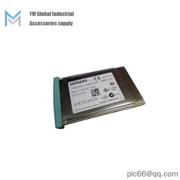 SIEMENS RAM MEMORY CARD 6ES7952-1AM00-0AA0: High Performance for Industrial Control Systems