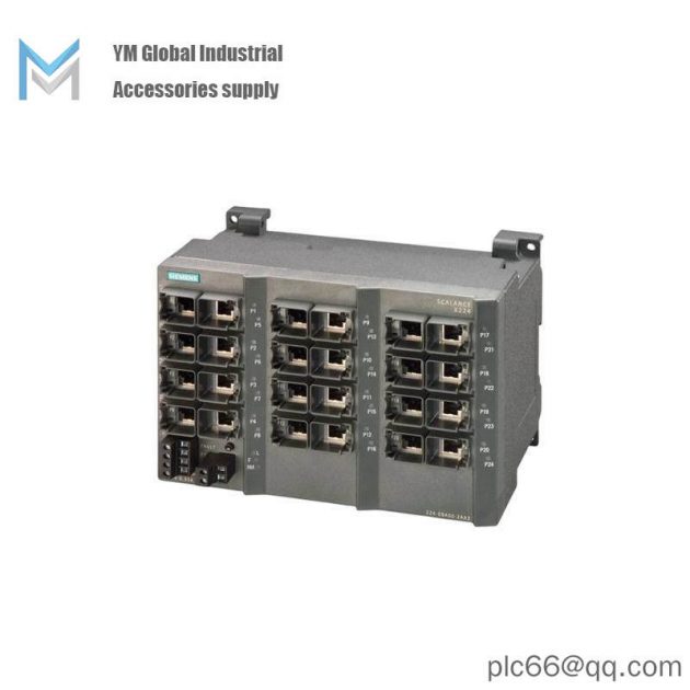 SIEMENS SCALANCE X224 Managed Industrial Ethernet Switch 6GK5224-0BA00-2AA3, Advanced Network Infrastructure Solution