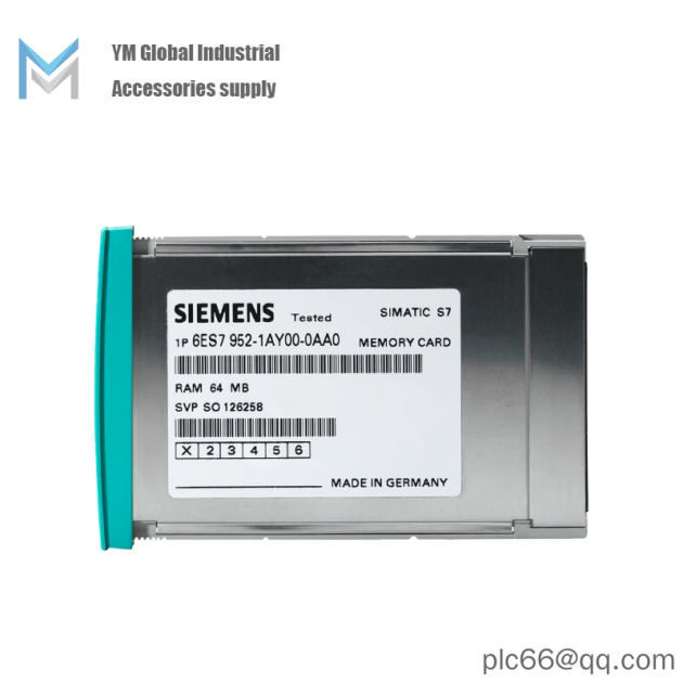 Siemens S7 Memory Card 6ES7952-0KH00-0AA0, RAM Memory Card for S7-400, 2 MB